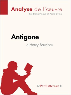 cover image of Antigone d'Henry Bauchau (Analyse de l'oeuvre)